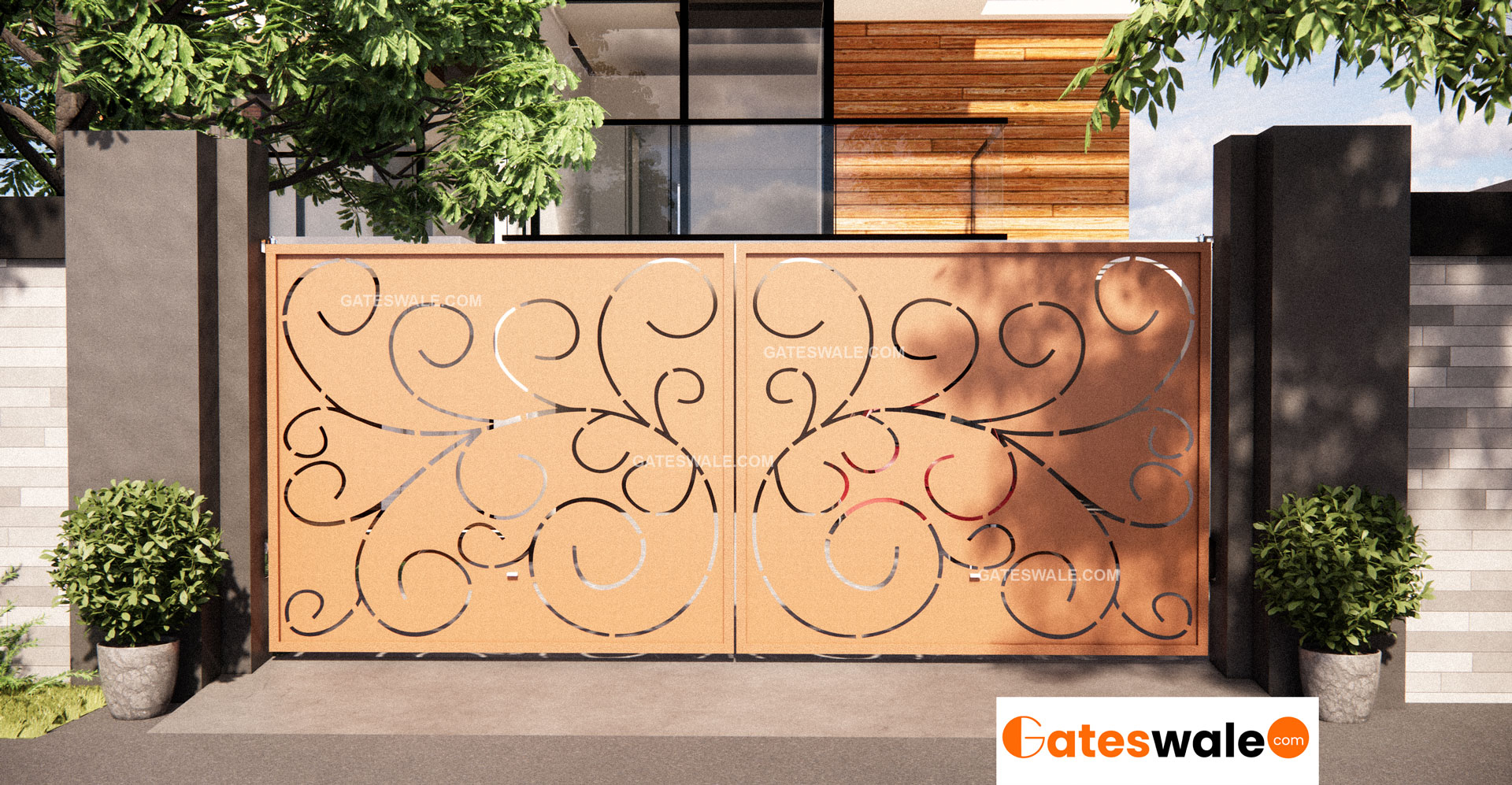 Stunning Laser Cutting Gate Design Idea Gateswale