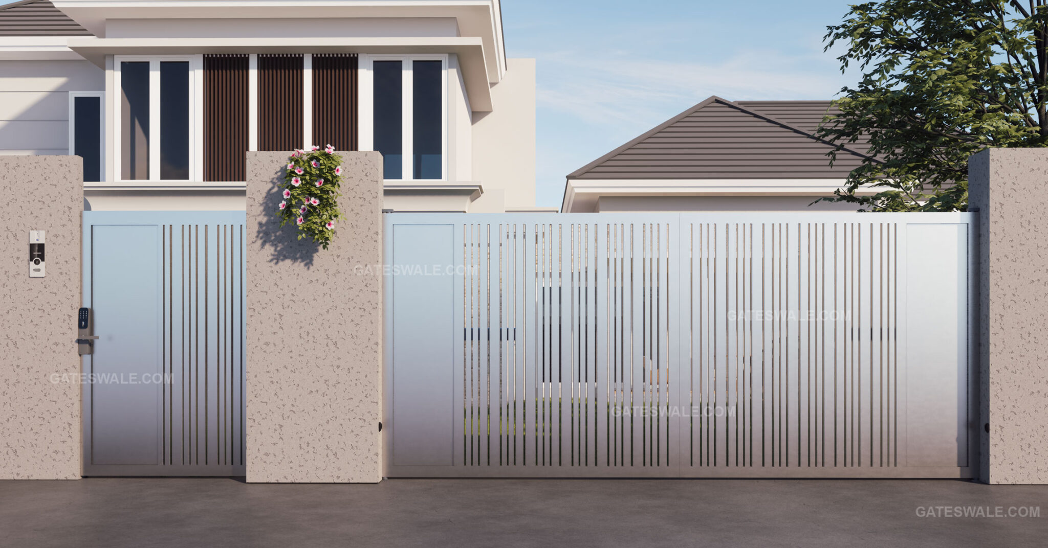 Simple Modern Iron gate Designs for Your Home - Gateswale