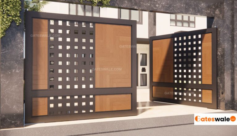 double swing gate
