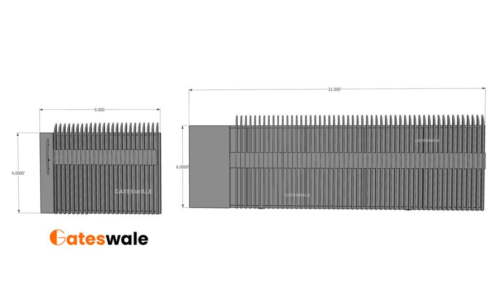 modern sliding gate design details