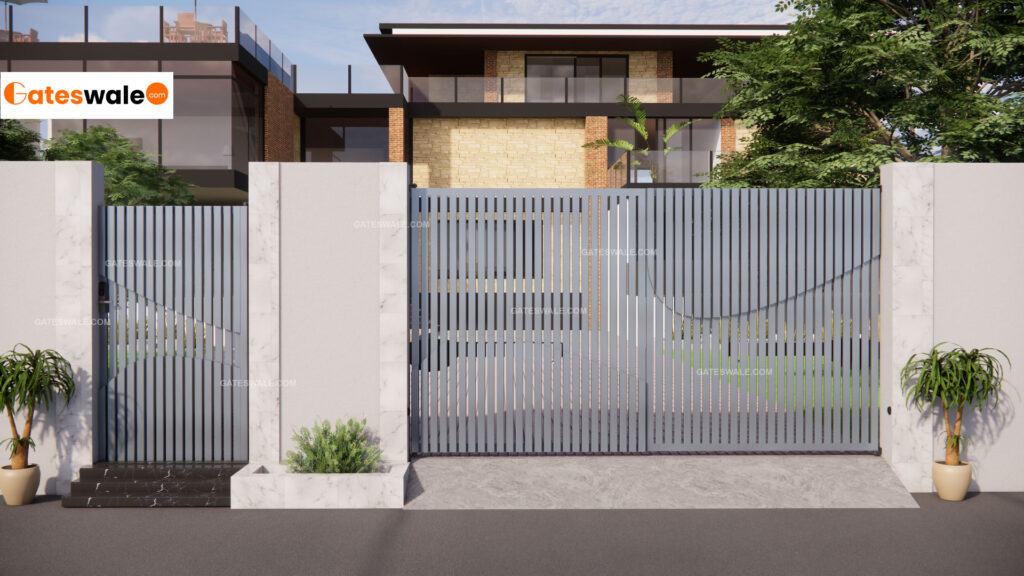 main gate design with wicket gate for home